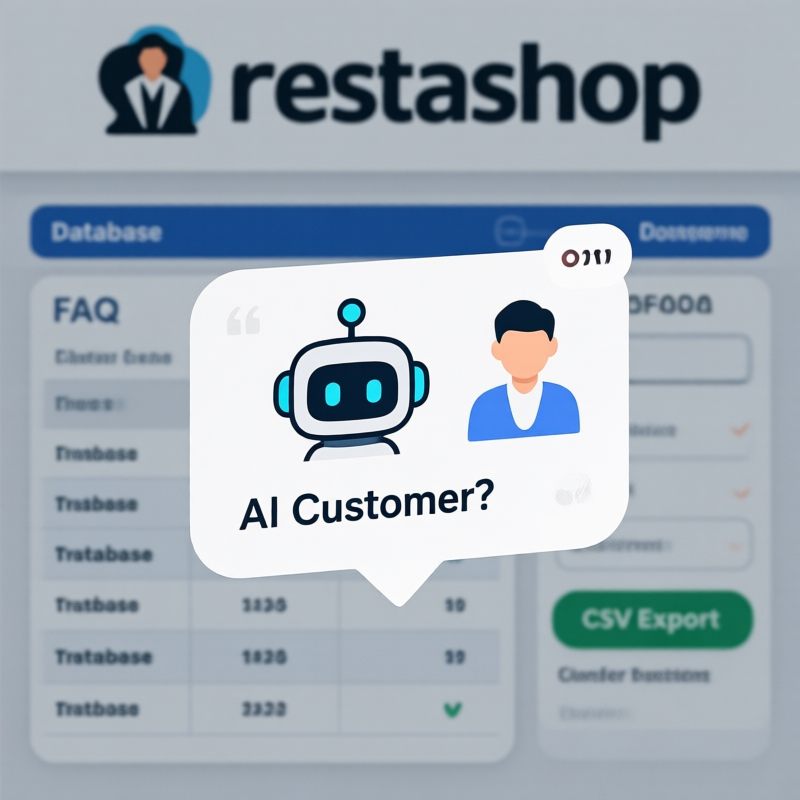 Module Live Chat & FAQ Bot – chatbot IA GPT‑3.5/4, FAQ personnalisée et transfert humain pour Prestashop